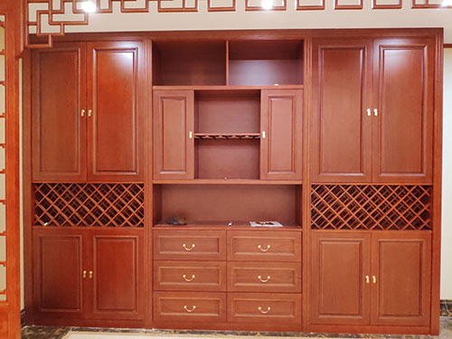 泉山中式家居装修之中式酒柜装修效果图
