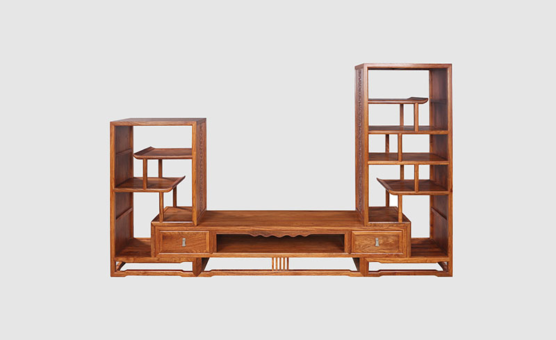 泉山中式装饰厅柜组合家具效果图